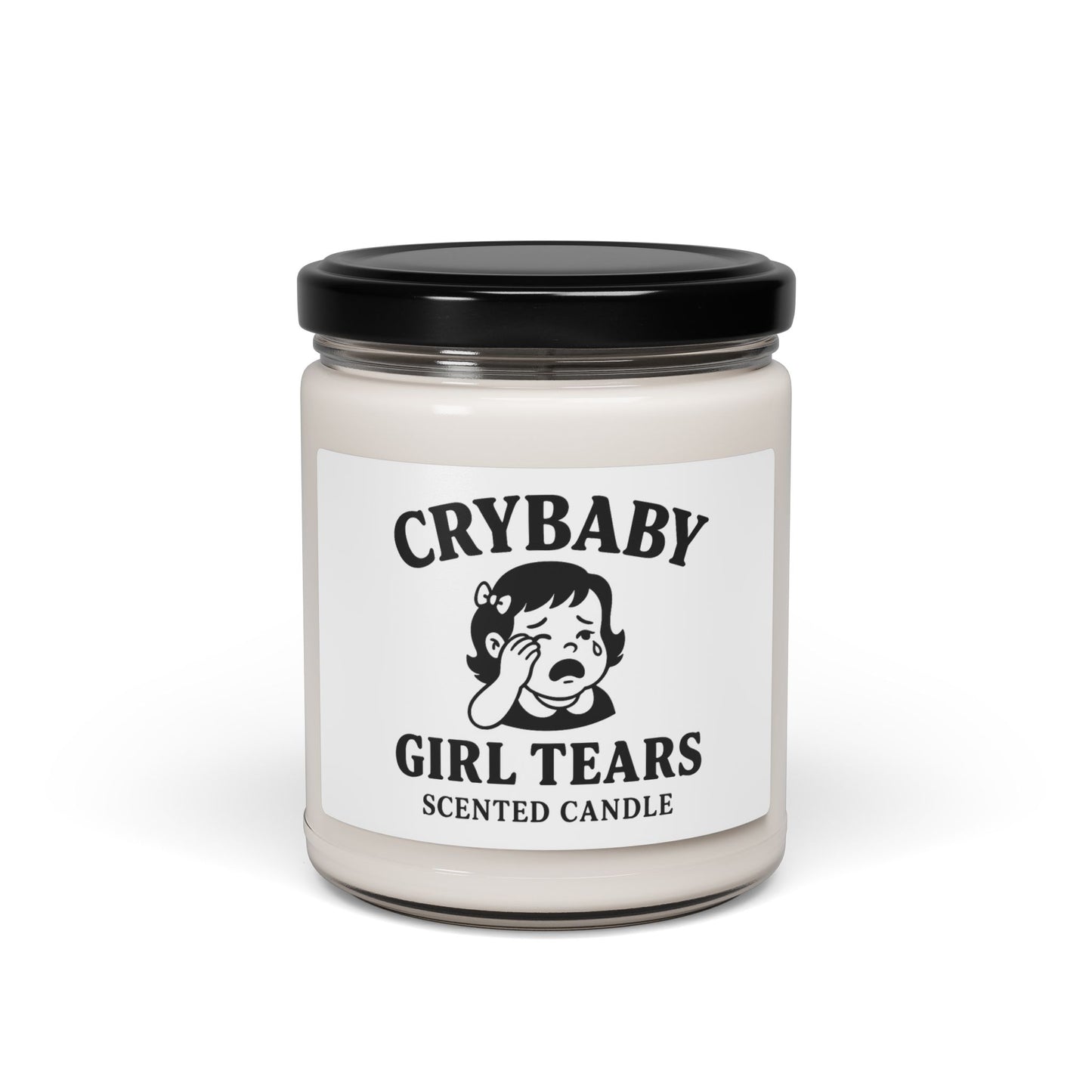 Crybaby Girl Tears Scented Soy Candle | 9oz Aromatherapy Gift