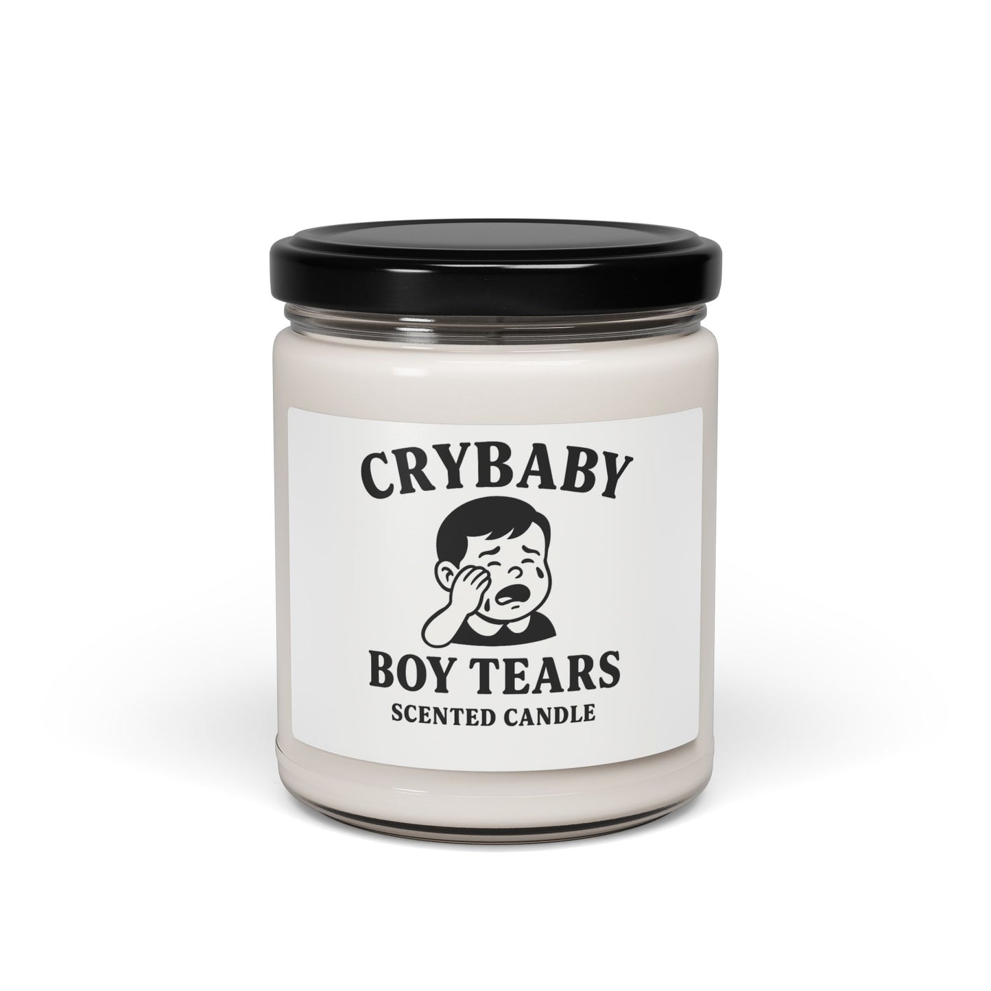 Crybaby Boy Tears Scented Soy Candle 9oz