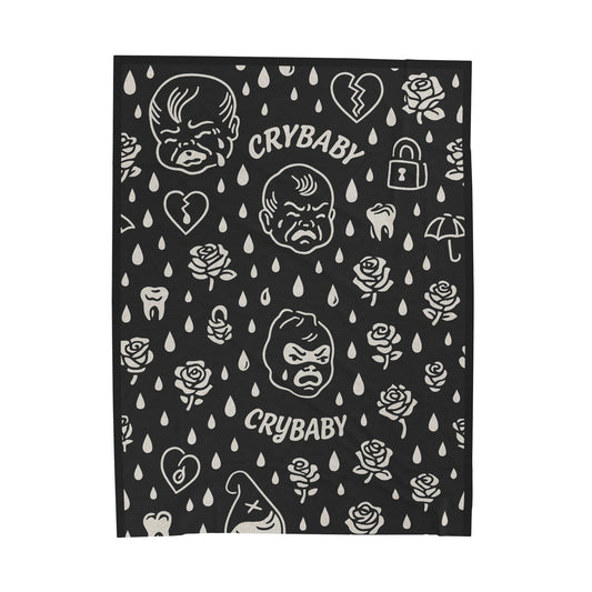 Crybaby Velvet Plush Blanket